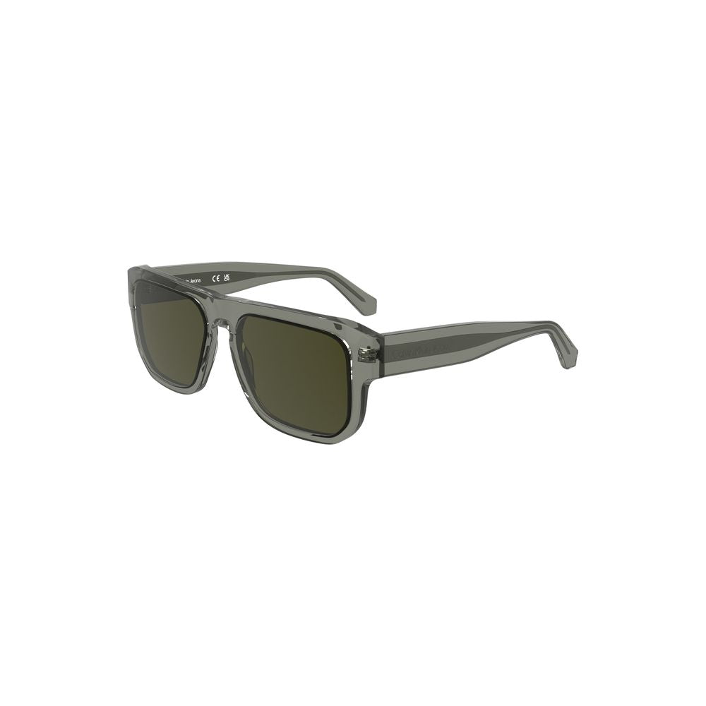 Calvin Klein Brown Acetate Men Sunglasses