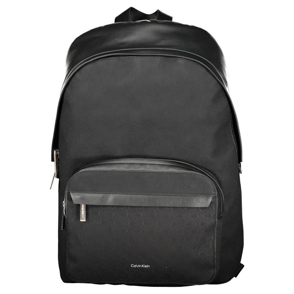 Calvin Klein Black Polyester Men Backpack