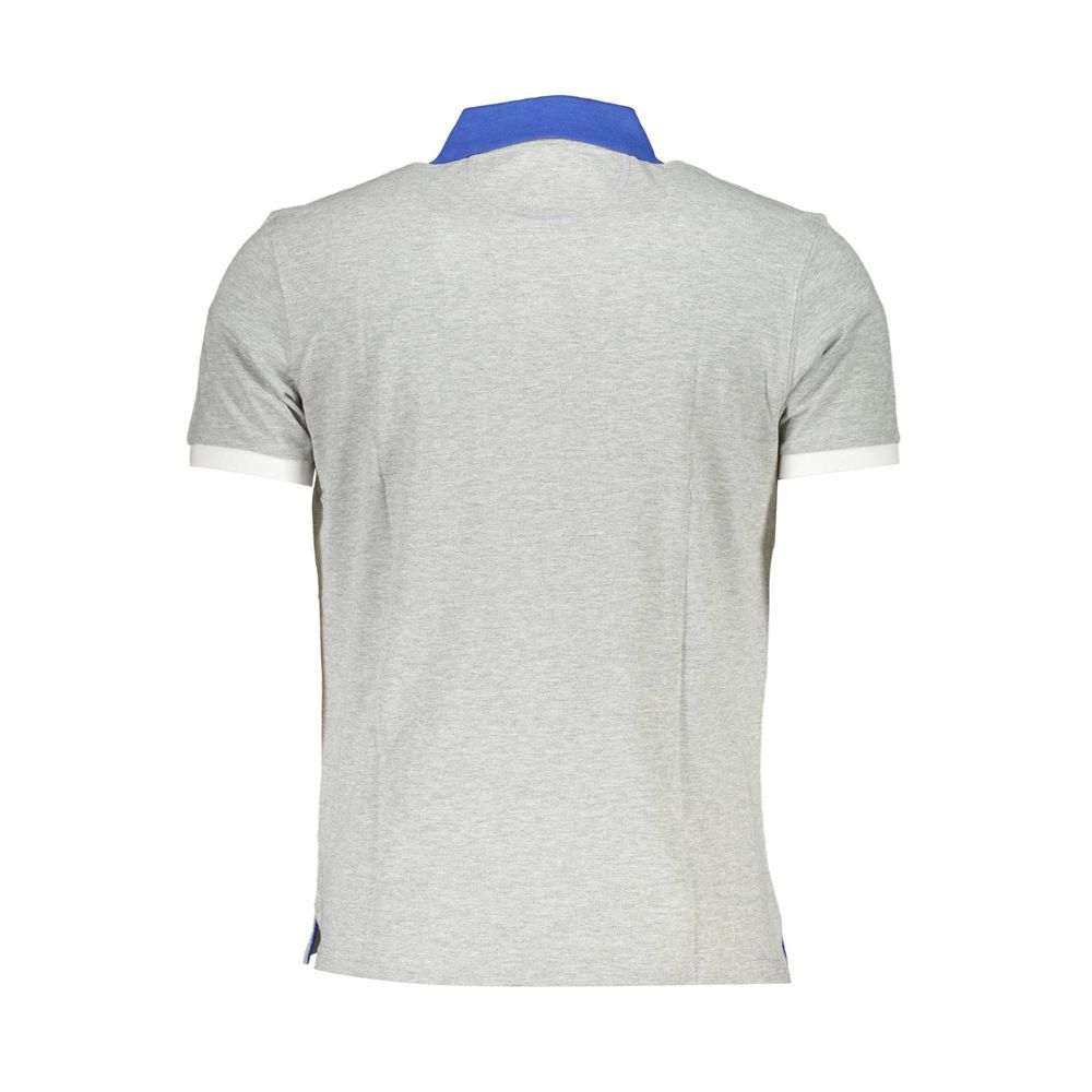 La Martina Brown Cotton Men Polo Shirt
