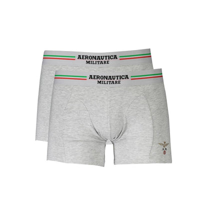 Aeronautica Militare Brown Cotton Men Boxer Short