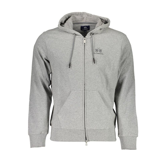 La Martina Brown Cotton Men Sweater