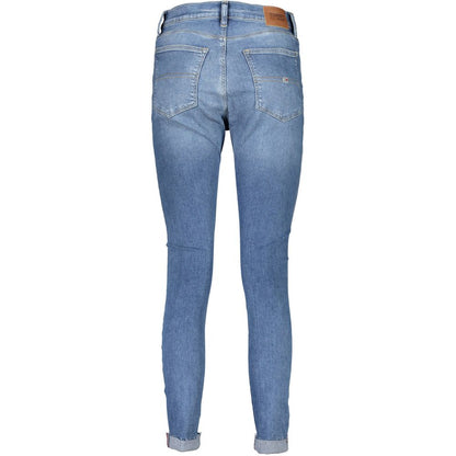 Tommy Hilfiger Light Blue Cotton Women Jean