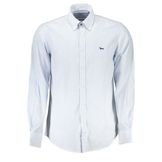 Harmont & Blaine Light Blue Cotton Men Shirt