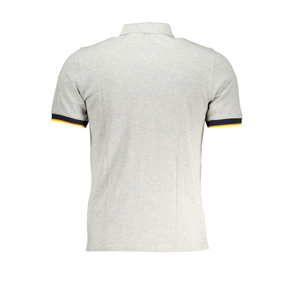 K-WAY Brown Cotton Men Polo Shirt