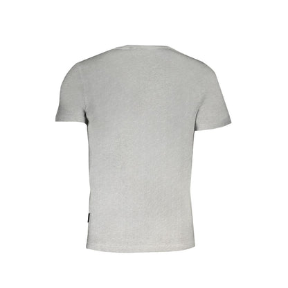 Napapijri Brown Cotton Men T-Shirt