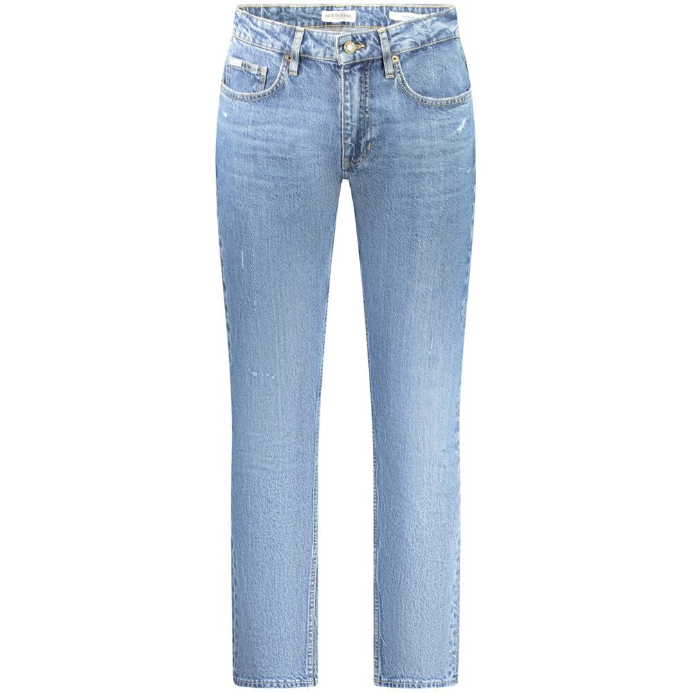 Guess Jeans Blue Cotton Men Jeans