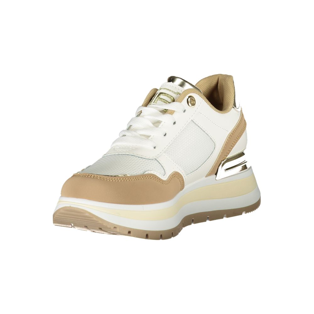 Laura Biagiotti Beige Polyester Women Sneaker