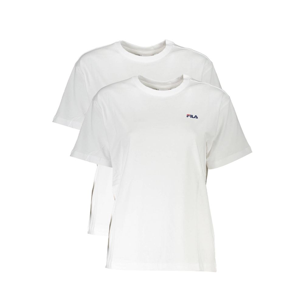 Fila White Cotton Women Top