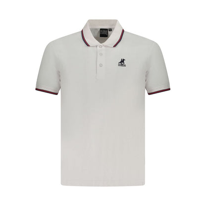 U.S. Grand Polo White Cotton Men Polo Shirt