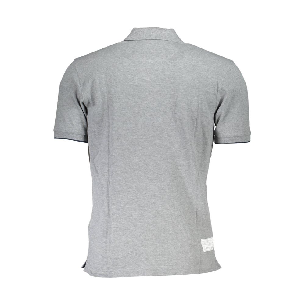 La Martina Brown Cotton Men Polo Shirt