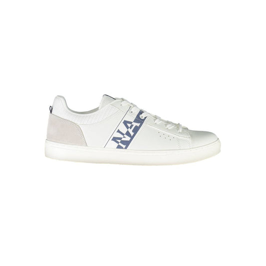 Napapijri White Leather Men Sneaker