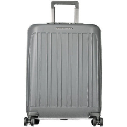 Piquadro Gray Polycarbonate Men Luggage