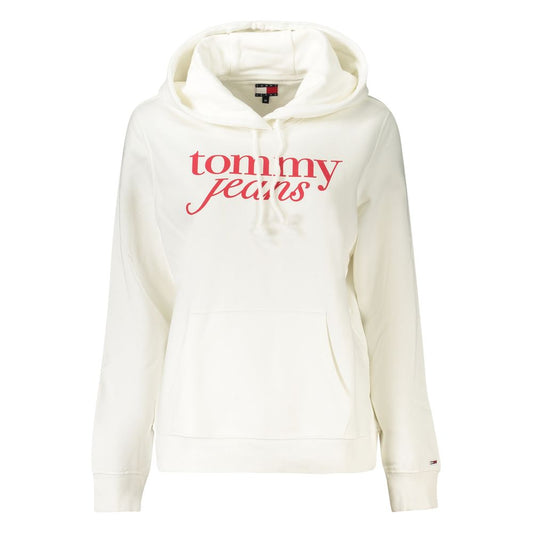 Tommy Hilfiger White Cotton Women's Hooded Sweater