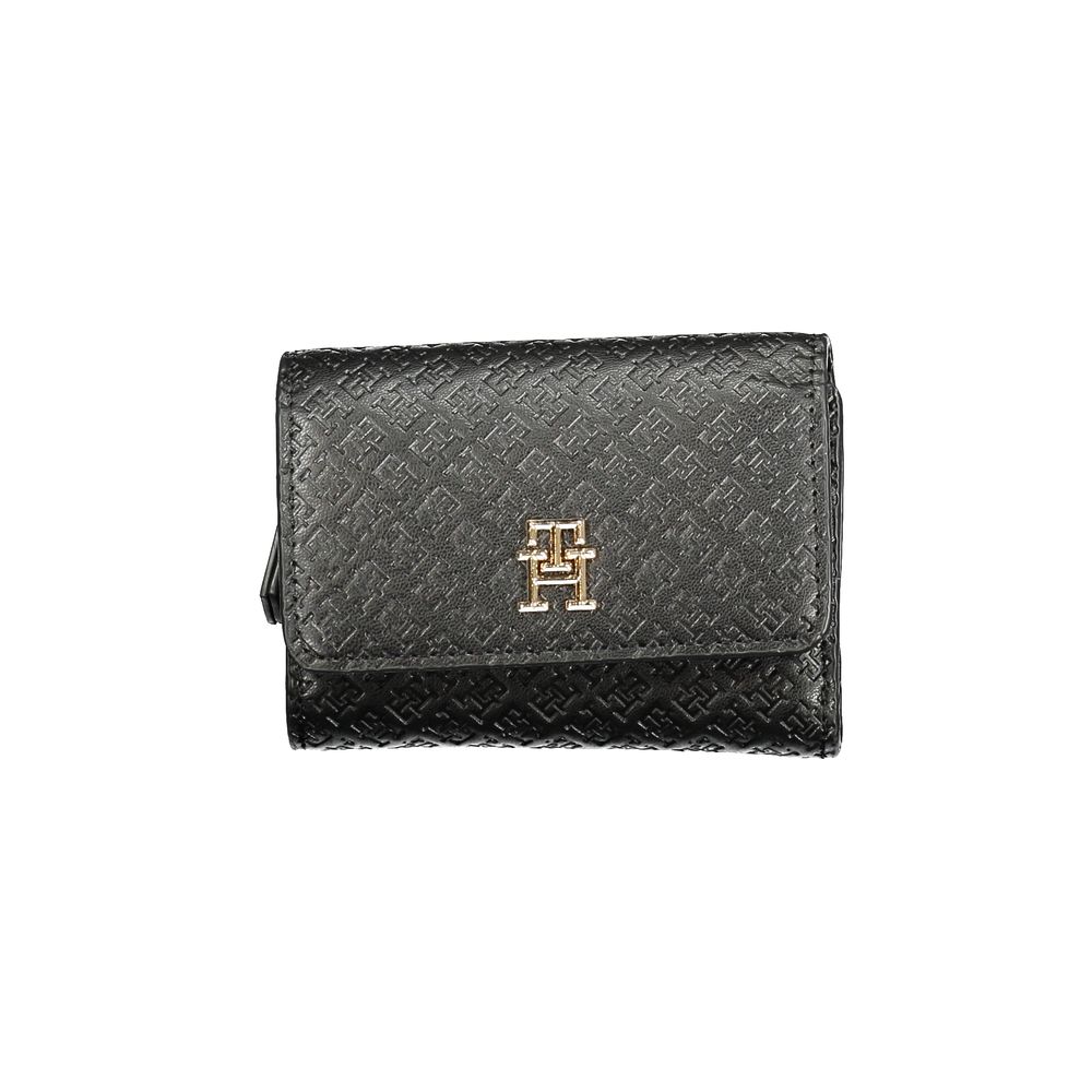 Tommy Hilfiger Black Polyethylene Women Wallet