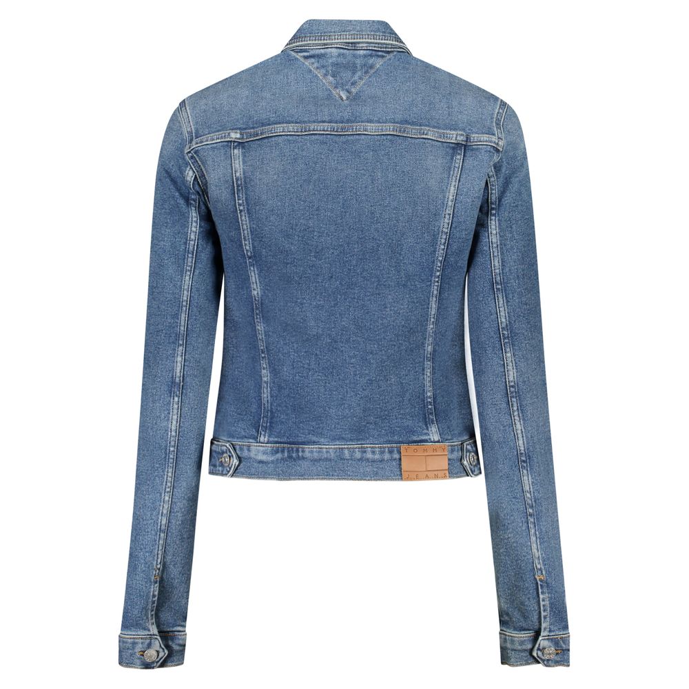 Tommy Hilfiger Blue Cotton Women Jacket
