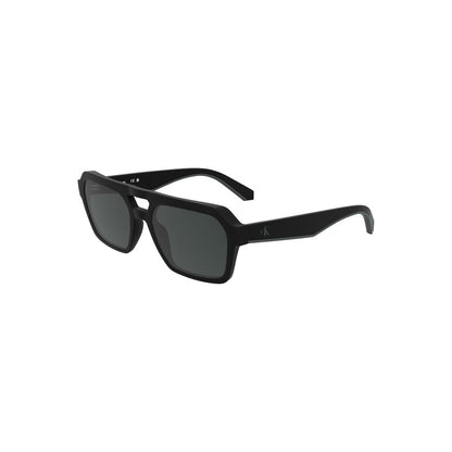 Calvin Klein Black Bio Based Fabric Sunglasses