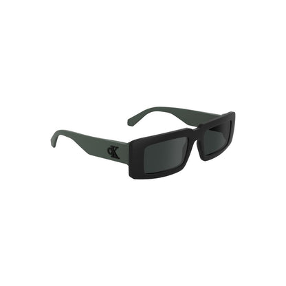 Calvin Klein Black Bio Based Fabric Sunglasses