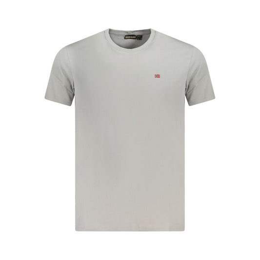 Napapijri Brown Cotton Men T-Shirt