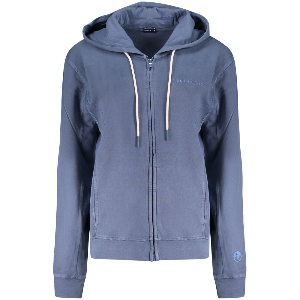 North Sails Blue Cotton Women Sweater