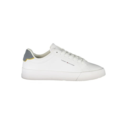 Tommy Hilfiger White Leather Men Sneaker