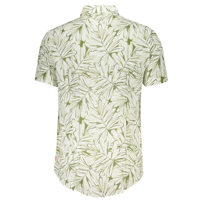 Guess Jeans White Viscose Men Shirt