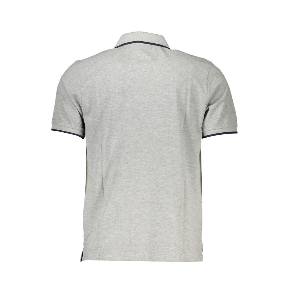 North Sails Brown Cotton Men Polo Shirt