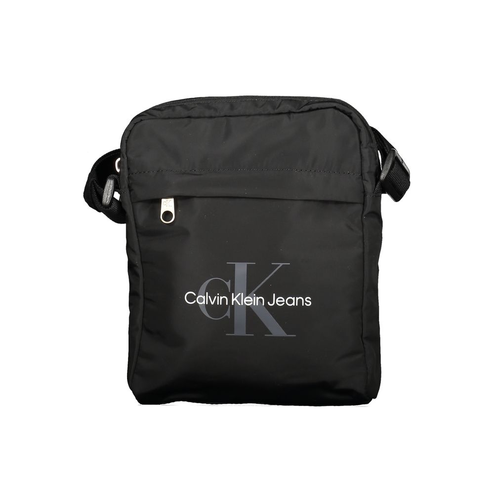 Calvin Klein Black Polyester Men Shoulder Bag