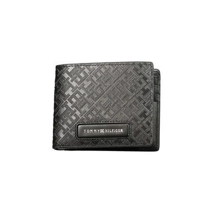 Tommy Hilfiger Black Leather Men Wallet