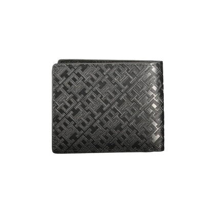 Tommy Hilfiger Black Leather Men Wallet