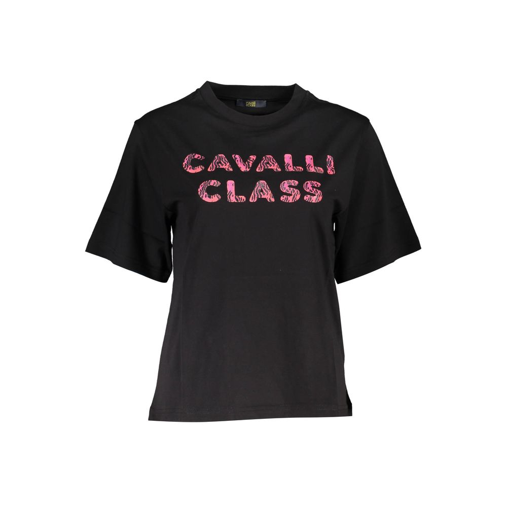 Cavalli Class Black Cotton Women Top