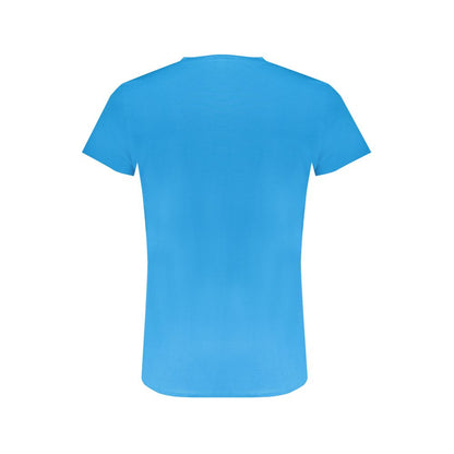 Trussardi Light Blue Cotton Men T-Shirt