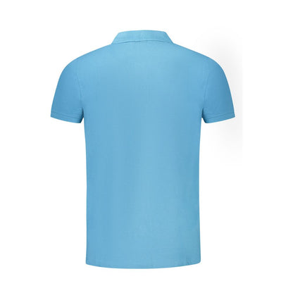 Norway 1963 Light Blue Cotton Men Polo Shirt