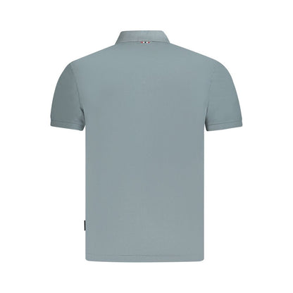 Napapijri Brown Cotton Men Polo Shirt