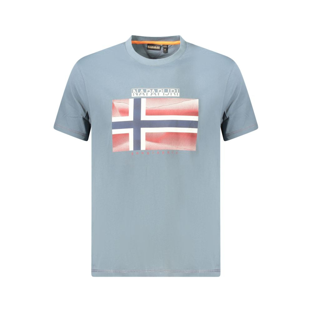 Napapijri Brown Cotton Men T-Shirt