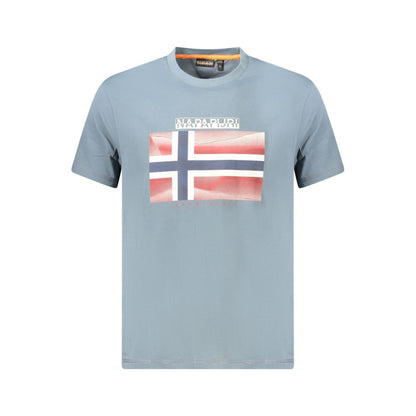 Napapijri Brown Cotton Men T-Shirt