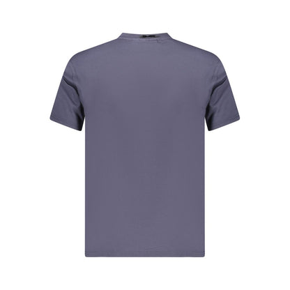 Napapijri Blue Cotton Men T-Shirt