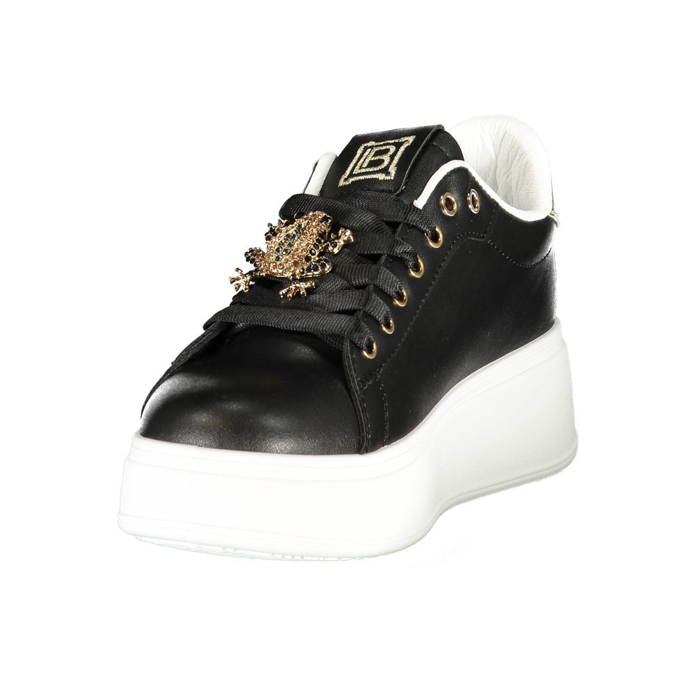 Laura Biagiotti Black Synthetic Women Sneaker