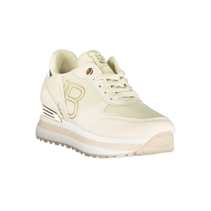 Laura Biagiotti Beige Polyester Women Sneaker