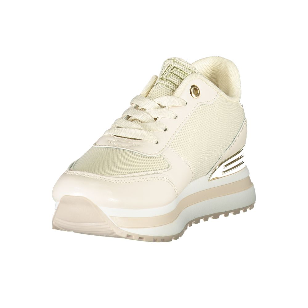 Laura Biagiotti Beige Polyester Women Sneaker