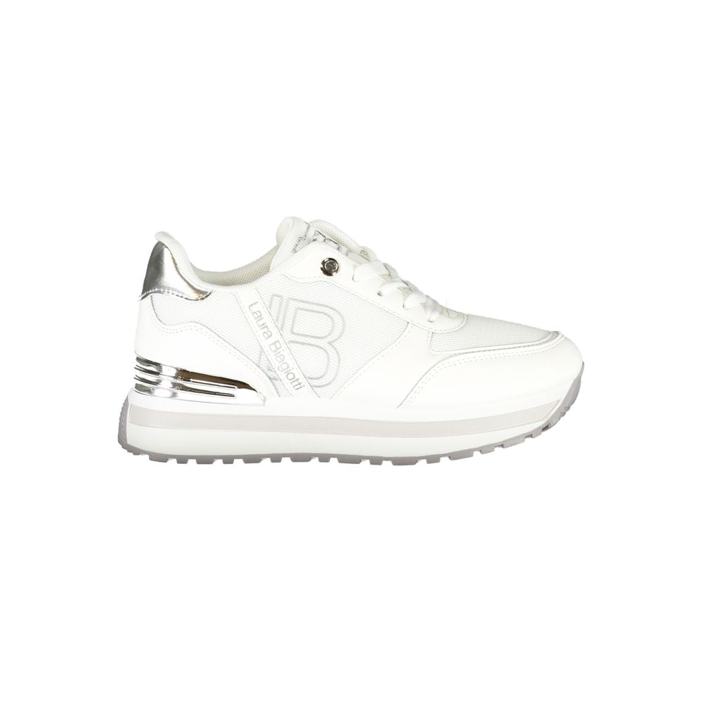 Laura Biagiotti White Polyester Women Sneaker