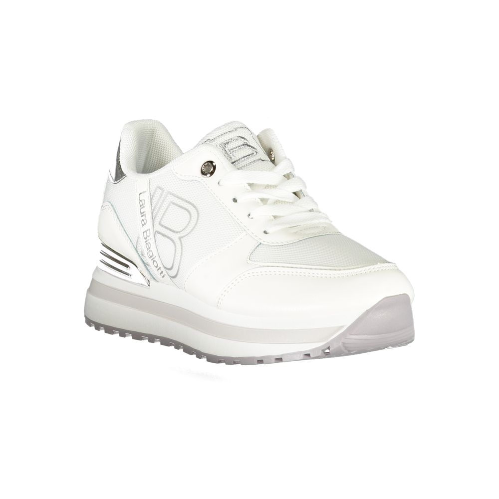 Laura Biagiotti White Polyester Women Sneaker