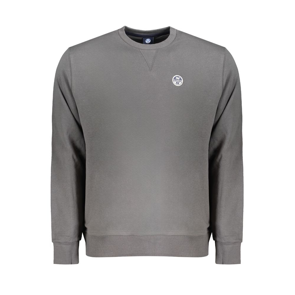 North Sails Brown Cotton Men Sweater