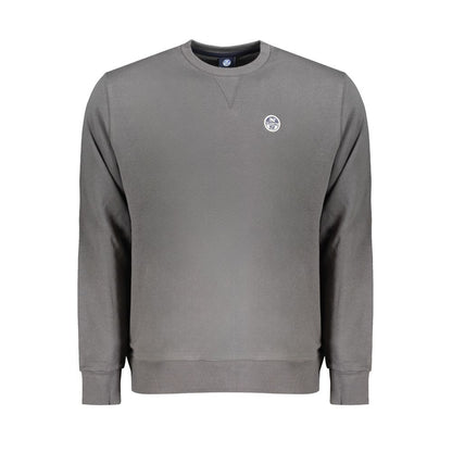 North Sails Brown Cotton Men Sweater