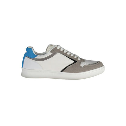 Gas White Polyester Men Sneaker