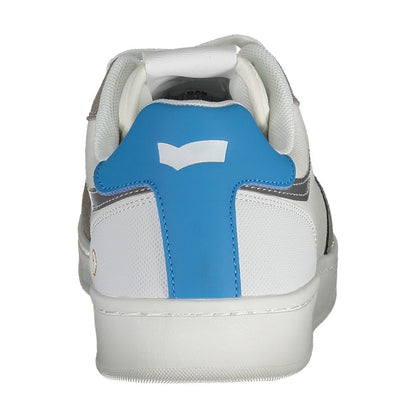 Gas White Polyester Men Sneaker