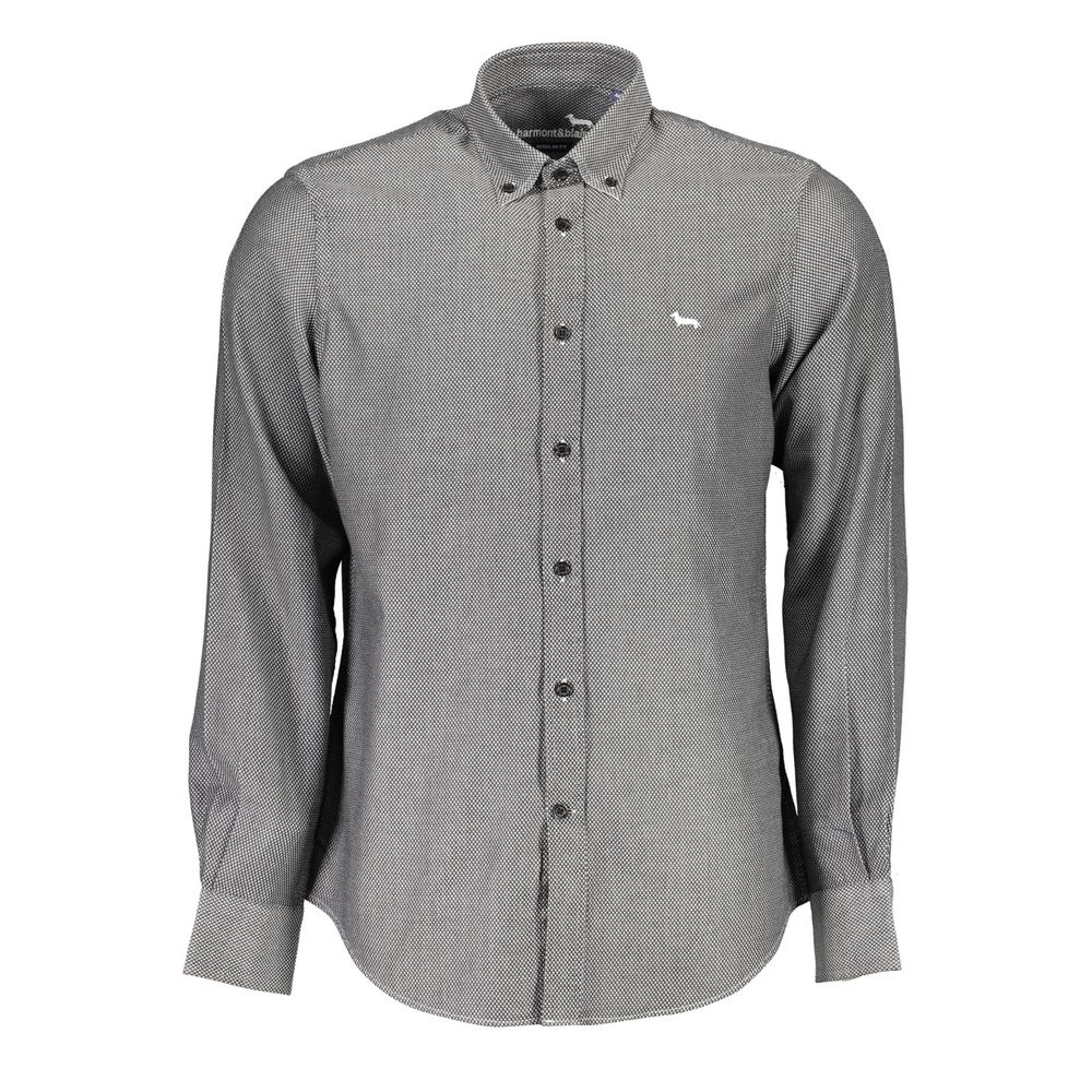 Harmont & Blaine Black Cotton Shirt