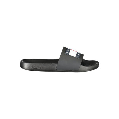 Tommy Hilfiger Black Polyethylene Women Sandal