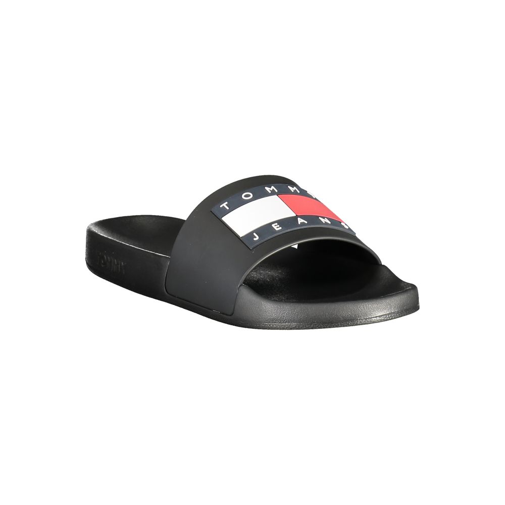 Tommy Hilfiger Black Polyethylene Women Sandal