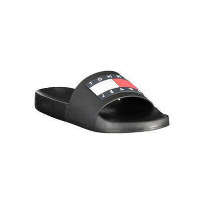 Tommy Hilfiger Black Polyethylene Women Sandal