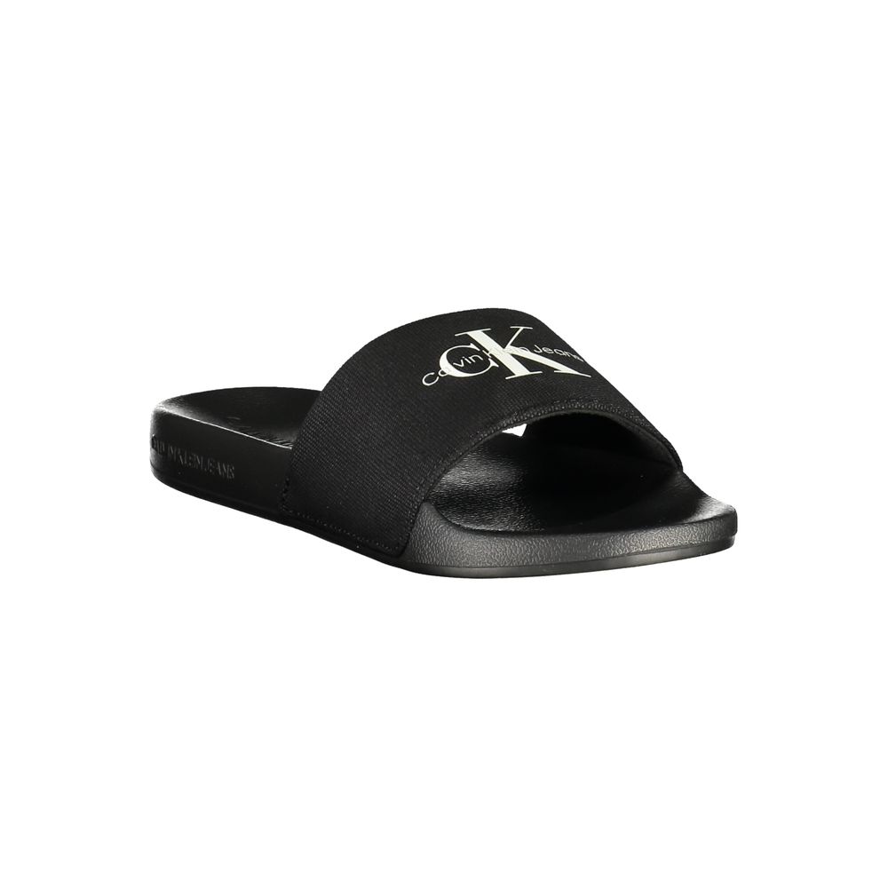 Calvin Klein Black Polyester Women Sandal